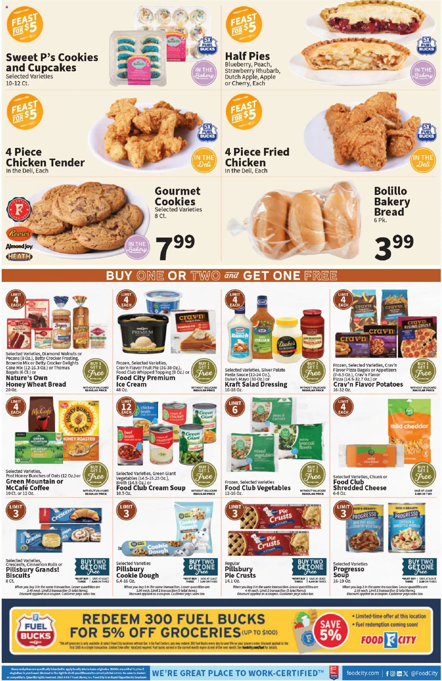 Food City Weekly Ad - valid from 06.11.2025 | Page: 2 | Products: Bakery, Bread, Cream, Ice cream