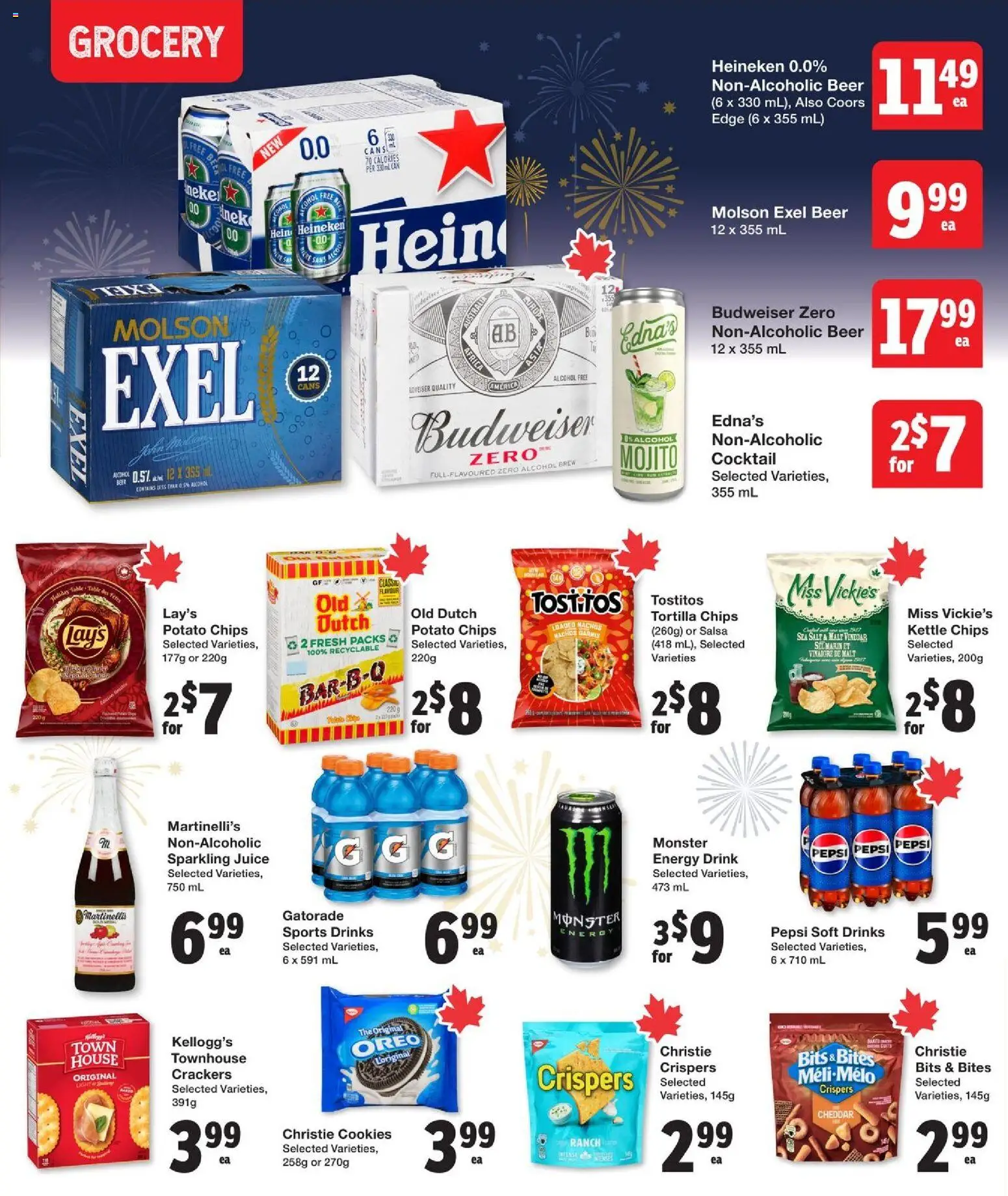 Quality Foods flyer valid from 27.12.2025 | Page: 9 | Products: Chips, Kettle, Juice, Beer