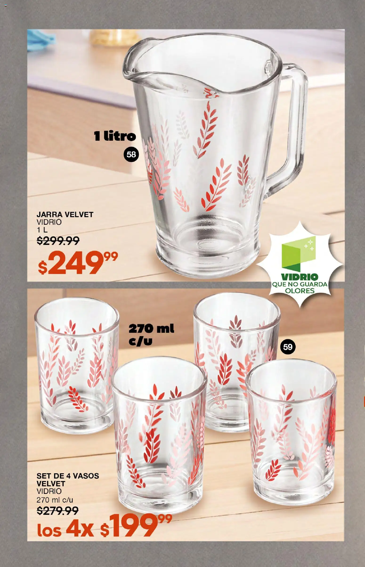 Nuevas ofertas de Fuller válidas en toda la República Mexicana desde el 04.03.2026. ¡Encuentra las mejores ofertas en Fuller campaña 24 2026! | Página: 40 | Productos: Vasos, Jarra