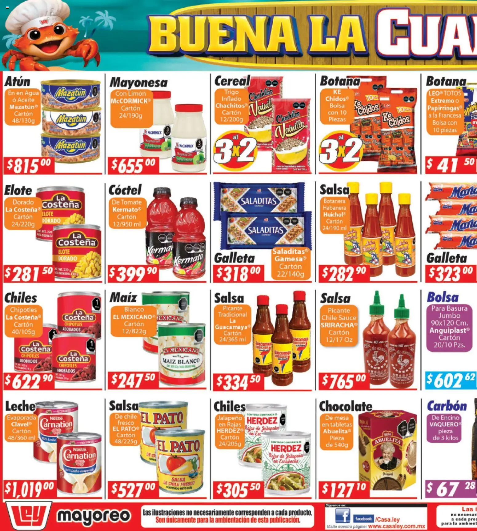 Nuevas ofertas de Casa Ley válidas en toda la República Mexicana desde el 02.03.2026. ¡Encuentra las mejores ofertas en Casa Ley folleto Hermosillo! | Página: 5 | Productos: Atún, Tomate, Limón, Leche