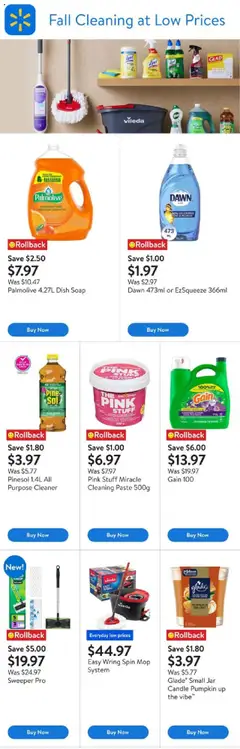 Preview of Walmart - Fall Cleaning from shop Walmart valid from 25.09.2025
