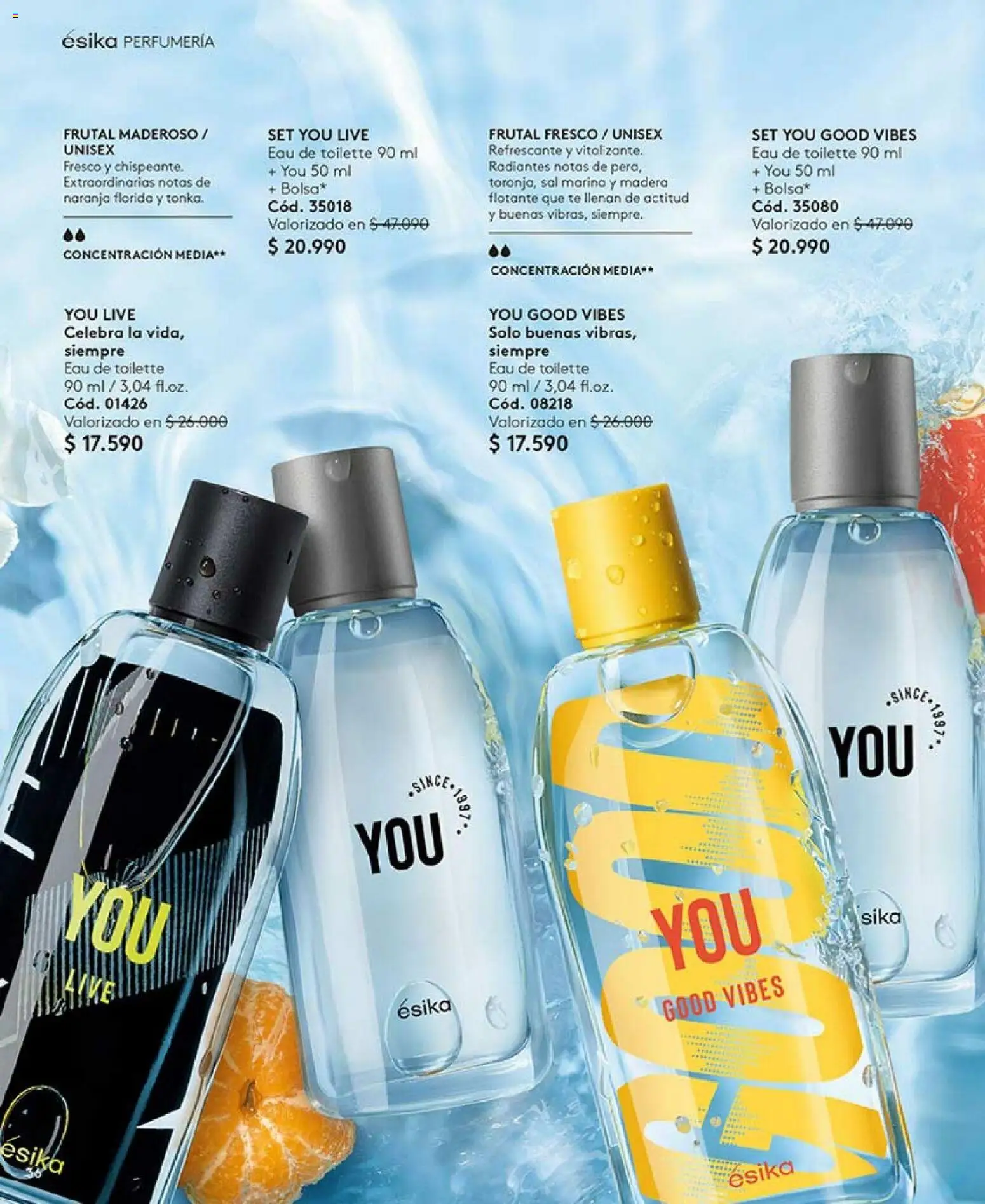 Catálogo Ésika Campaña 1 │ válido desde el 01.01.2026 | Página: 36 | Productos: Sal, Eau de toilette, Té