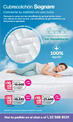 A3D ofertas  válido desde el 01.11.2025 | Página: 3 | Productos: Peso, Cama, Colchón, Algodón
