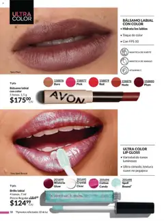 Vista previa de BÁLSAMO LABIAL CON COLOR, Hidrata los labios, Toque de color, Con FPS 10, 5 tonos. 1,5 g, nuevo folleto de la tienda, válido en México a partir del 12.09.2025 | Página: 23 | Productos: Mango, Brillo, Bálsamo