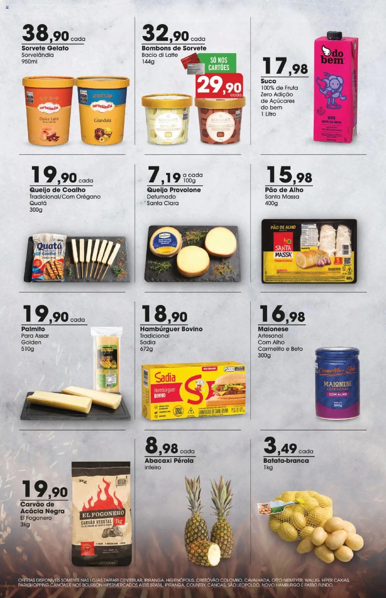 Zaffari Folheto - válido de 11.09.2025 | Página: 5 | Produtos: Carvão vegetal, Queijo, Abacaxi, Bourbon