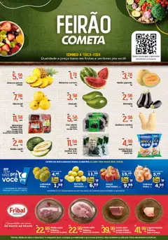 Cometa Supermercados ofertas Feirão - Pré-Visualização do folheto da loja Cometa Supermercados, válido de 08.03.2026