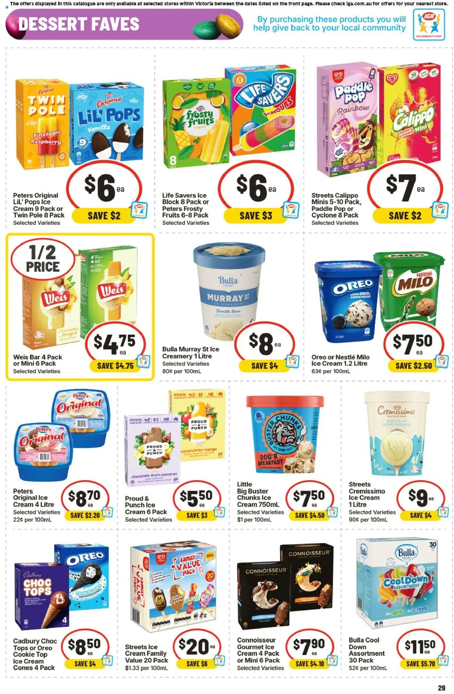 Ritchies catalogue - valid from 01.04.2026 | Page: 28 | Products: Bananas, Ice cream, Fruits, Raspberry