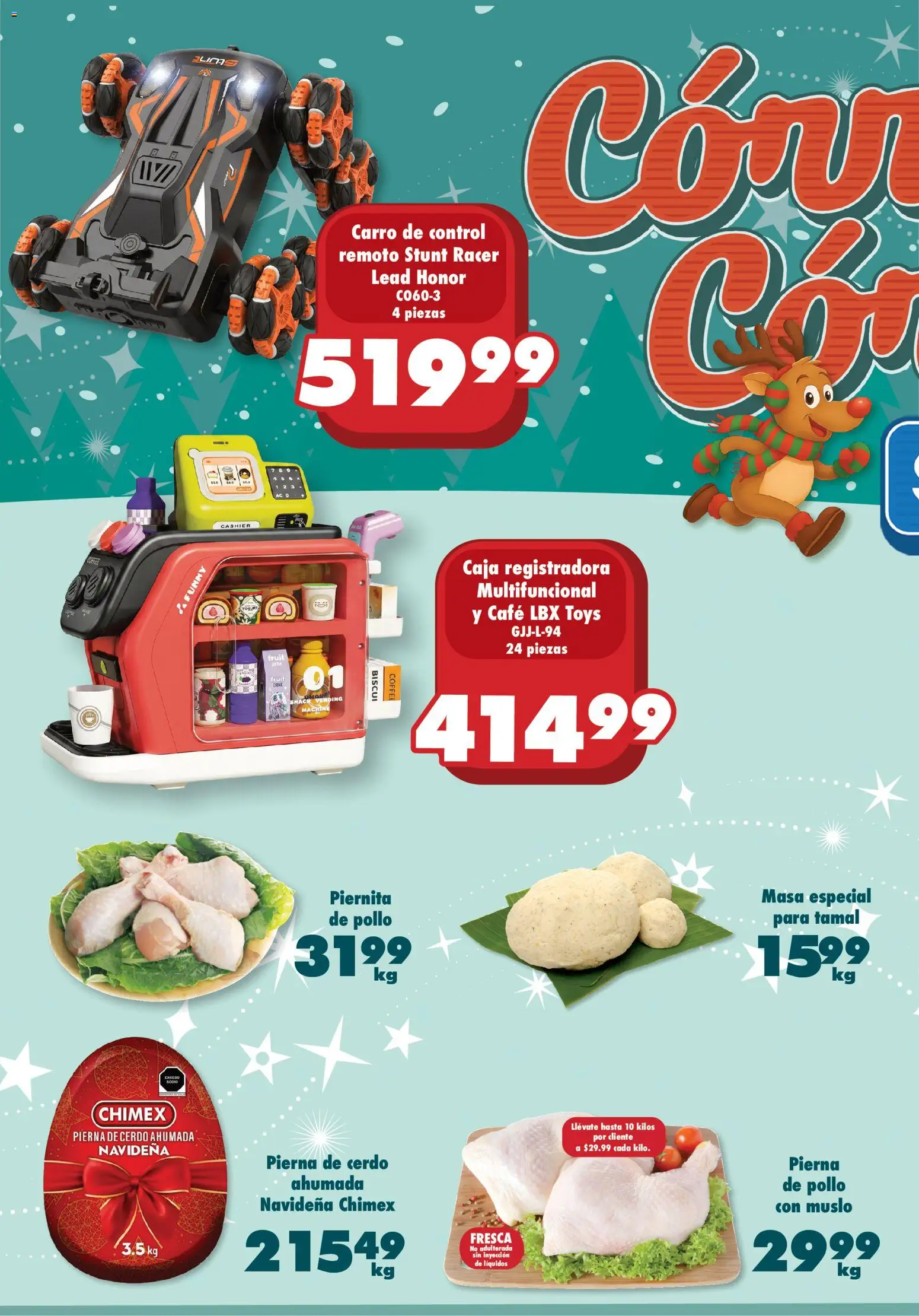 Nuevas ofertas de S-Mart válidas en toda la República Mexicana desde el 09.12.2025. ¡Encuentra las mejores ofertas en S-Mart folleto Matamoros! | Página: 2 | Productos: Pollo, Café, Control remoto, Caja