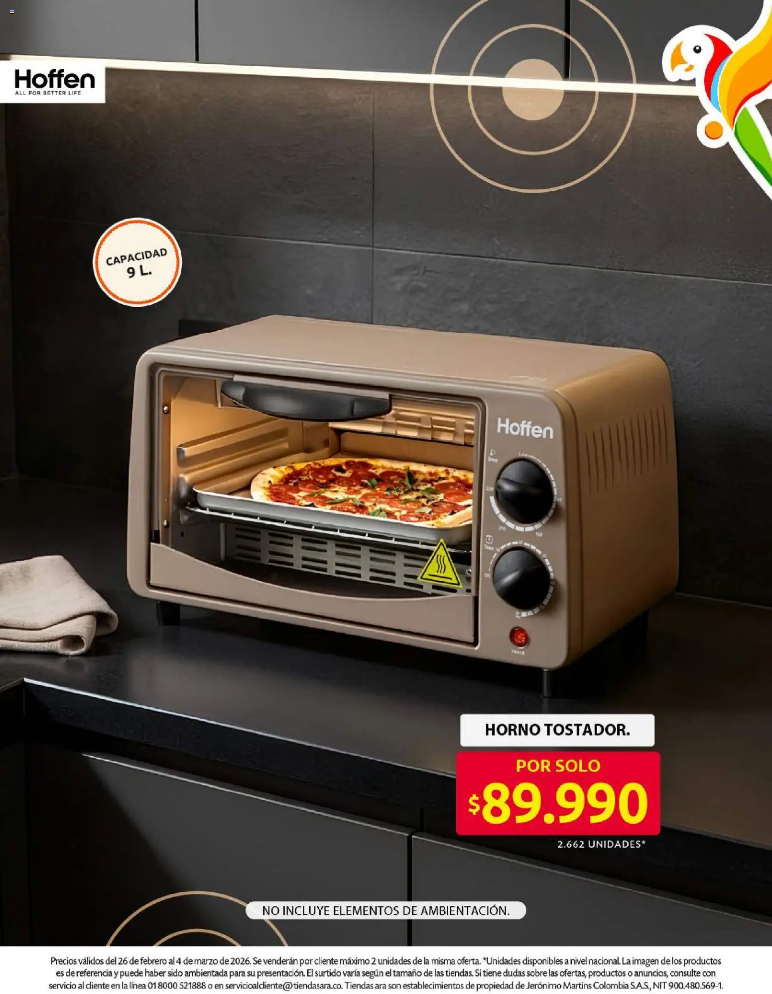 Ara revista - valida desde el 26.02.2026 | Página: 3 | Productos: Horno, Sobre