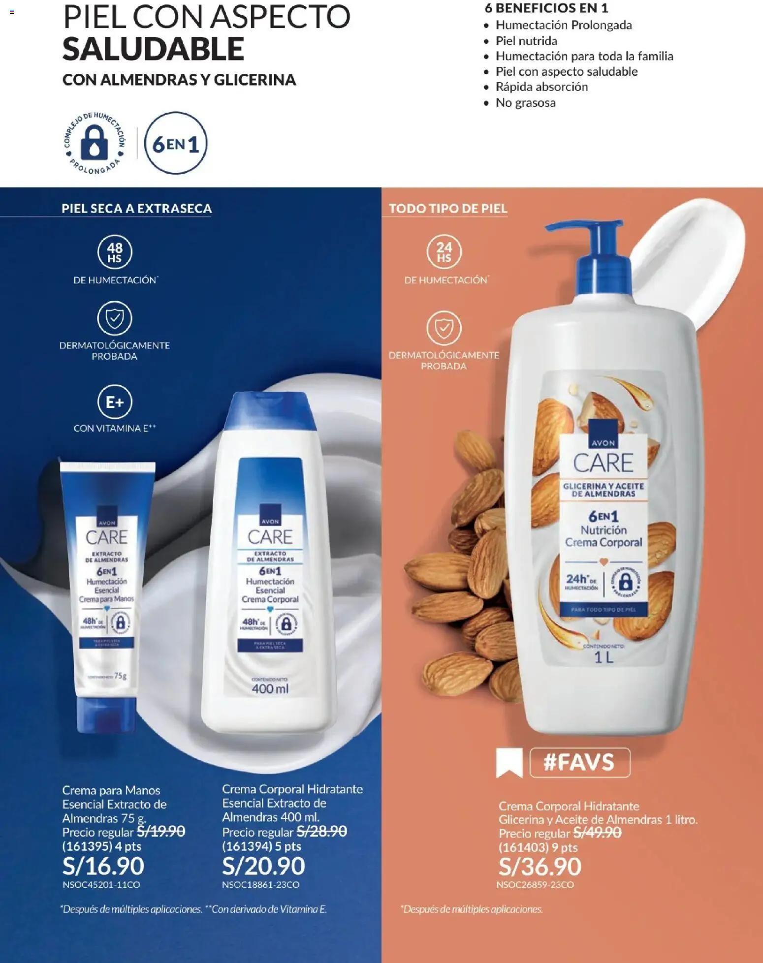 Catálogo Avon válido desde 01.01.2026 | Página: 130 | Productos: Aceite, Crema, Almendras