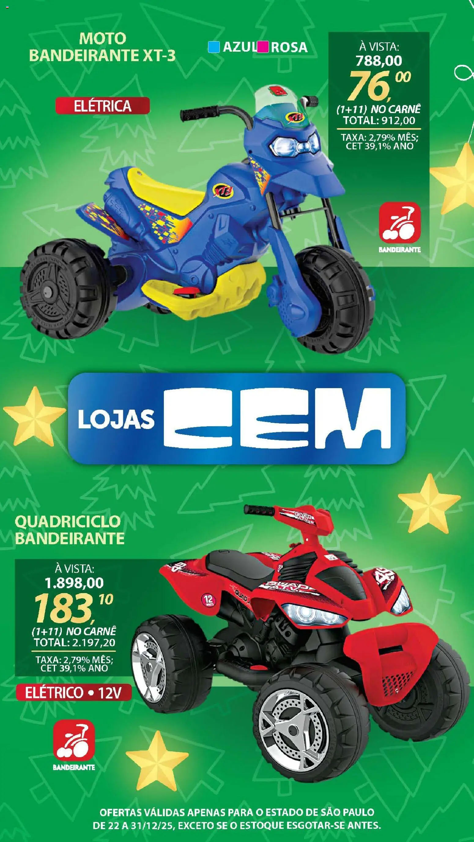 Lojas Cem Folheto - válido de 22.12.2025 | Página: 109 | Produtos: Carne