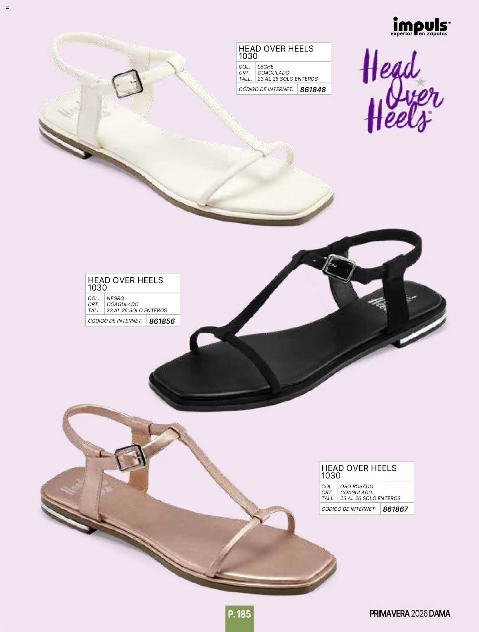 Nuevas ofertas de Impuls válidas en toda la República Mexicana desde el 01.01.2026. ¡Encuentra las mejores ofertas en Impuls catálogo Primavera! | Página: 187 | Productos: Zapatos, Leche