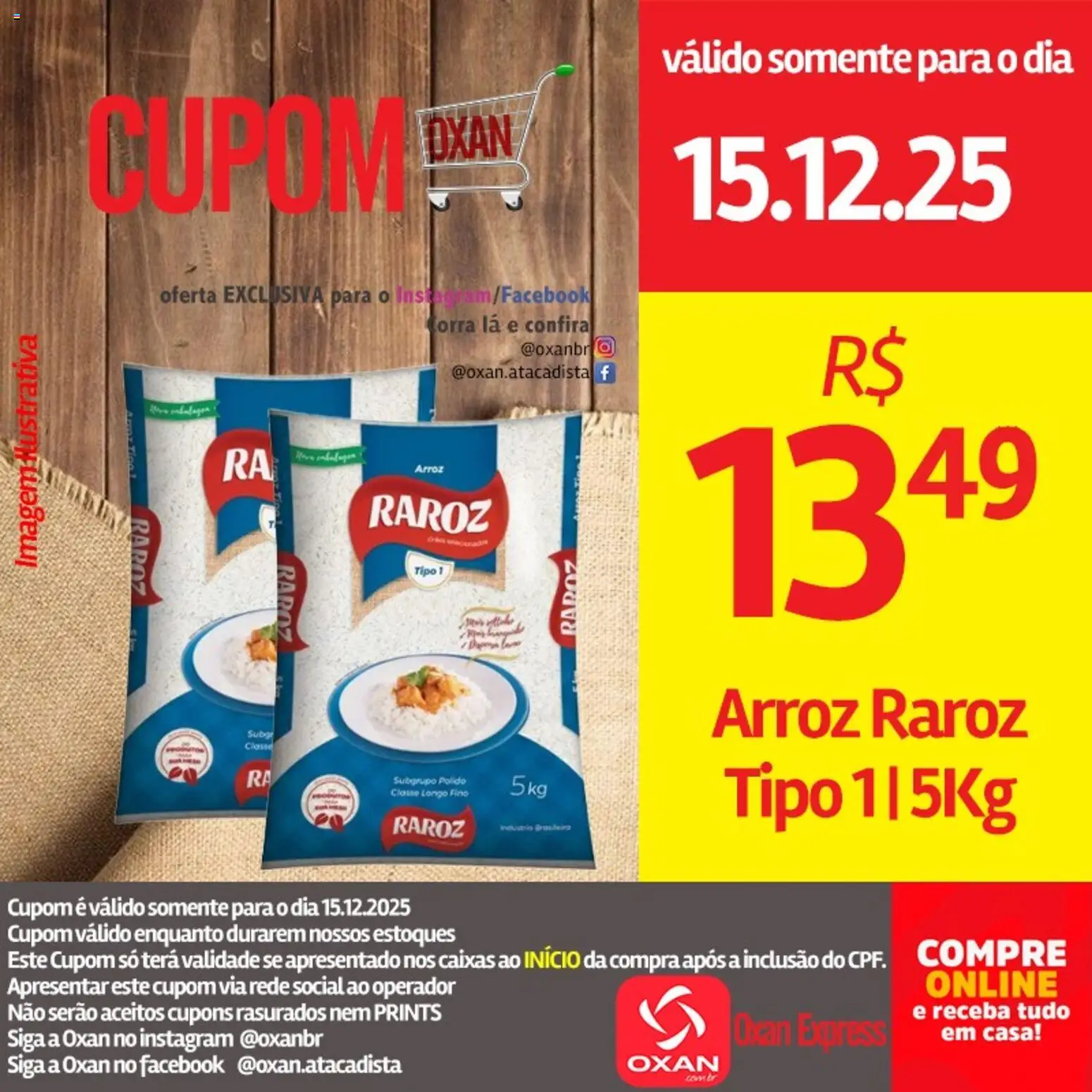 Oxan Atacadista Folheto - válido de 15.12.2025 | Página: 8 | Produtos: Arroz