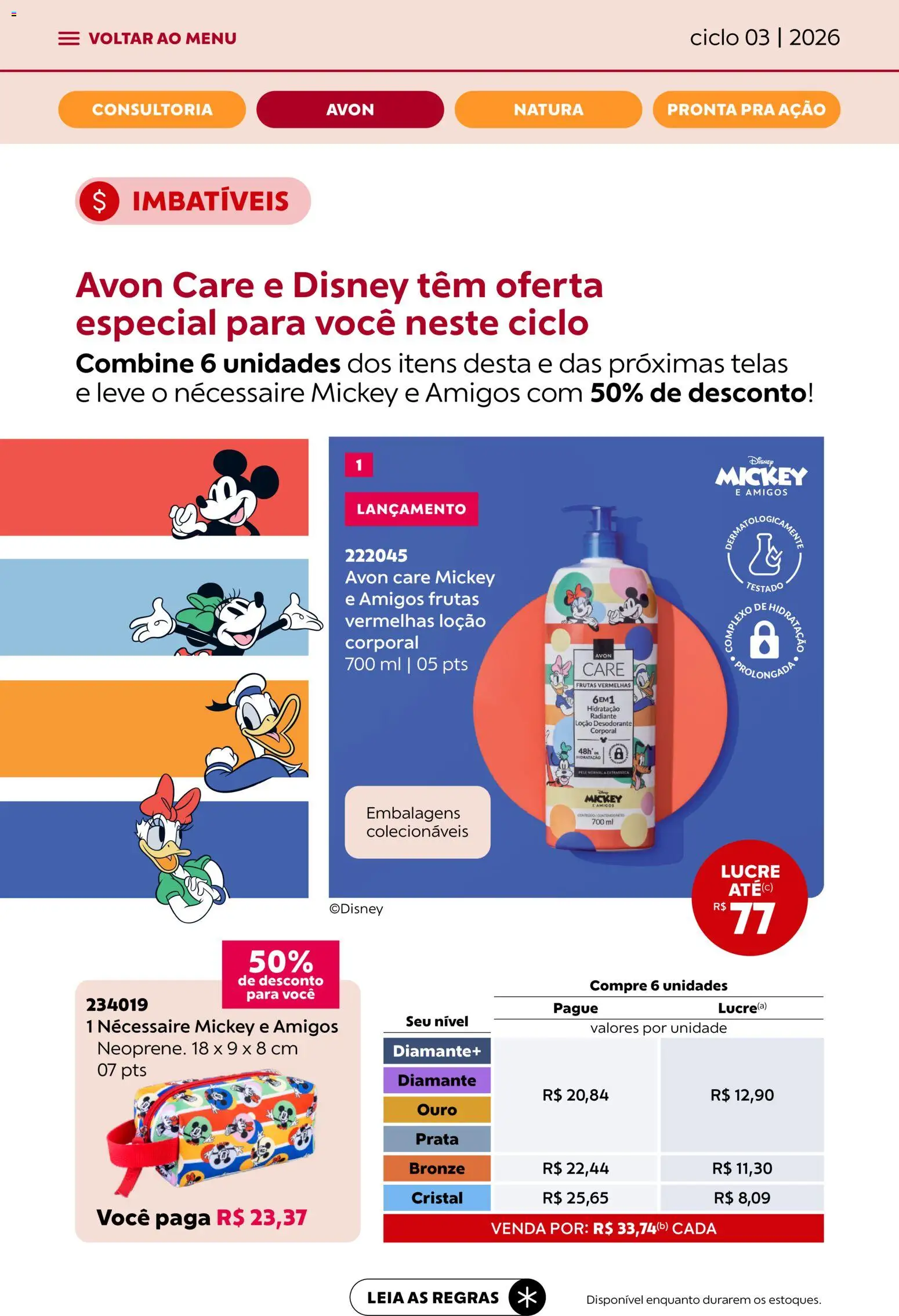 Avon Folheto - válido de 15.01.2026 | Página: 16 | Produtos: Desodorante, Necessaire