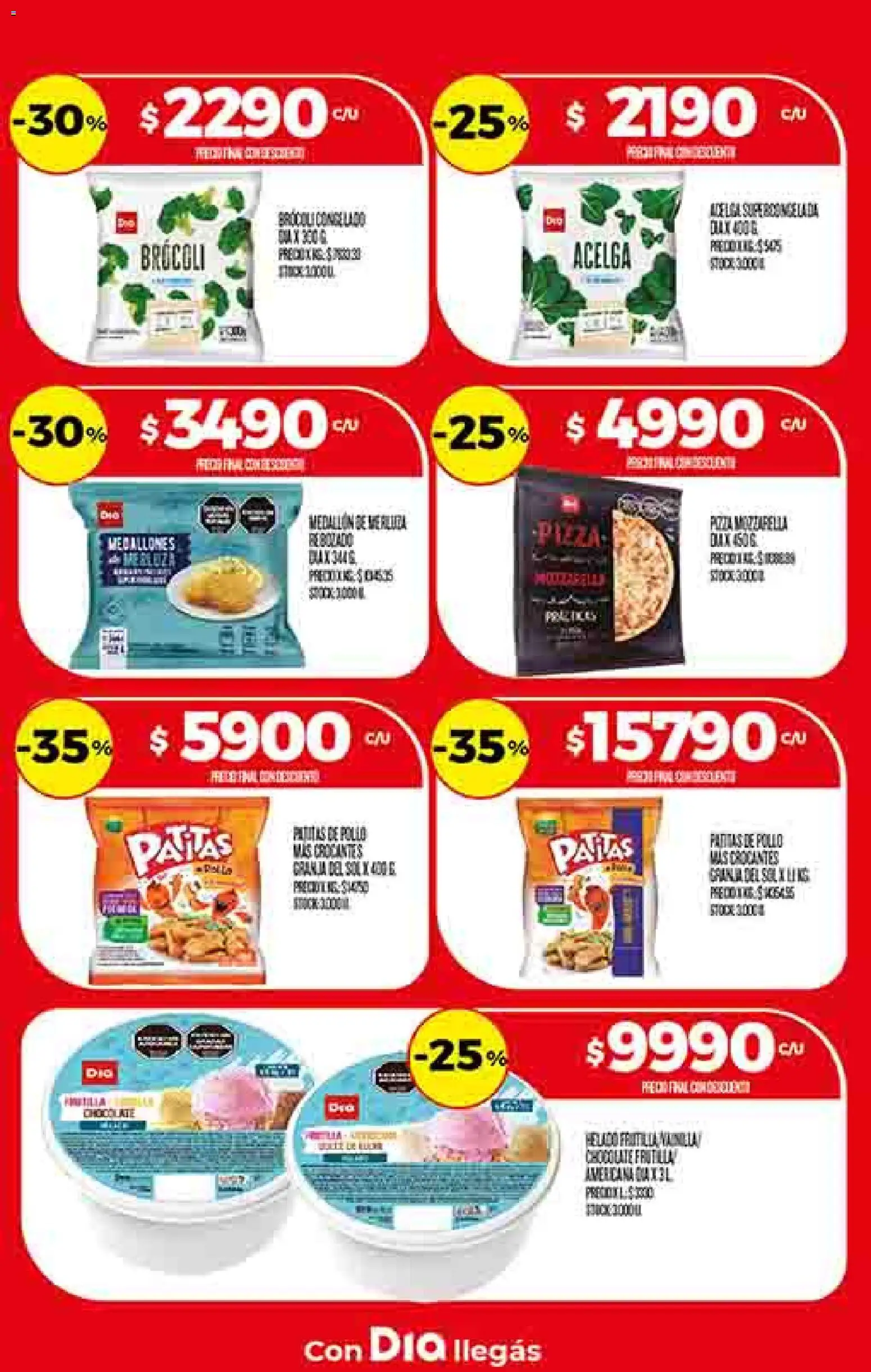 Dia - Ofertas - Salta y Jujuy │ válido desde el 18.02.2026 | Página: 16 | Productos: Frutilla, Acelga, Chocolate, Pizza