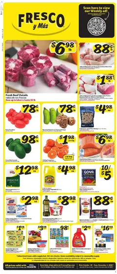 Preview of Fresco y Más weekly ads valid from 29.10.2025