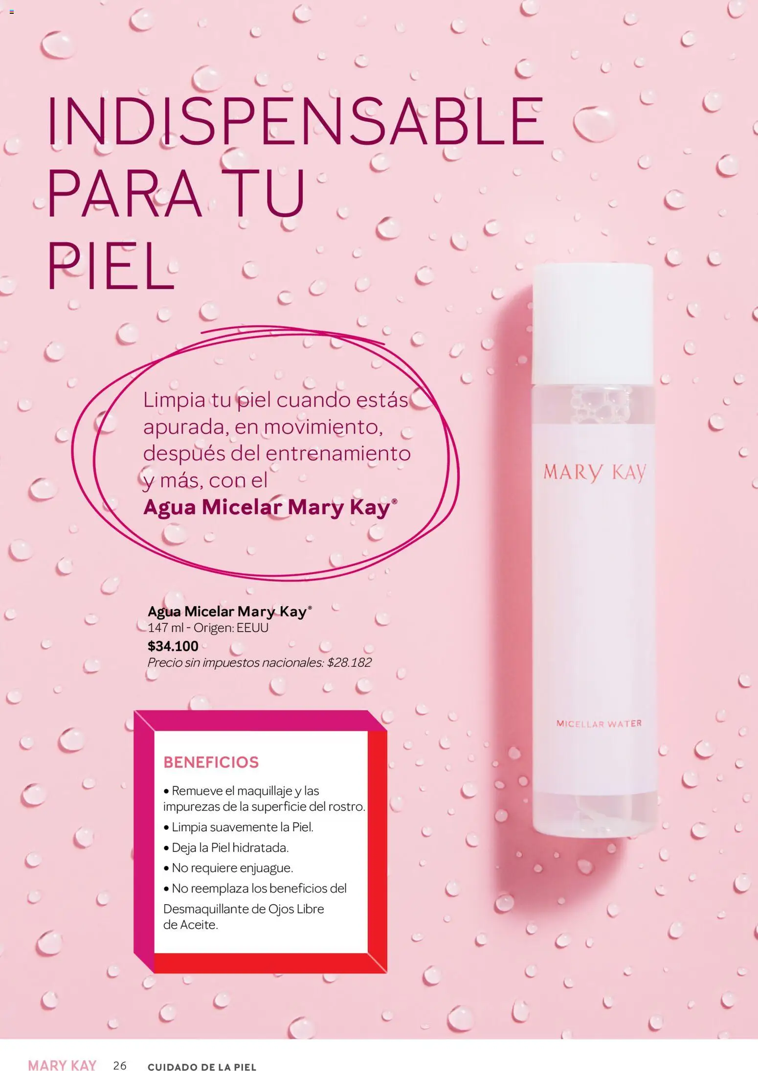 Mary Kay - Look Digital Otoño 2026 │ válido desde el 01.04.2026 | Página: 26 | Productos: Maquillaje, Desmaquillante de ojos, Desmaquillante, Agua