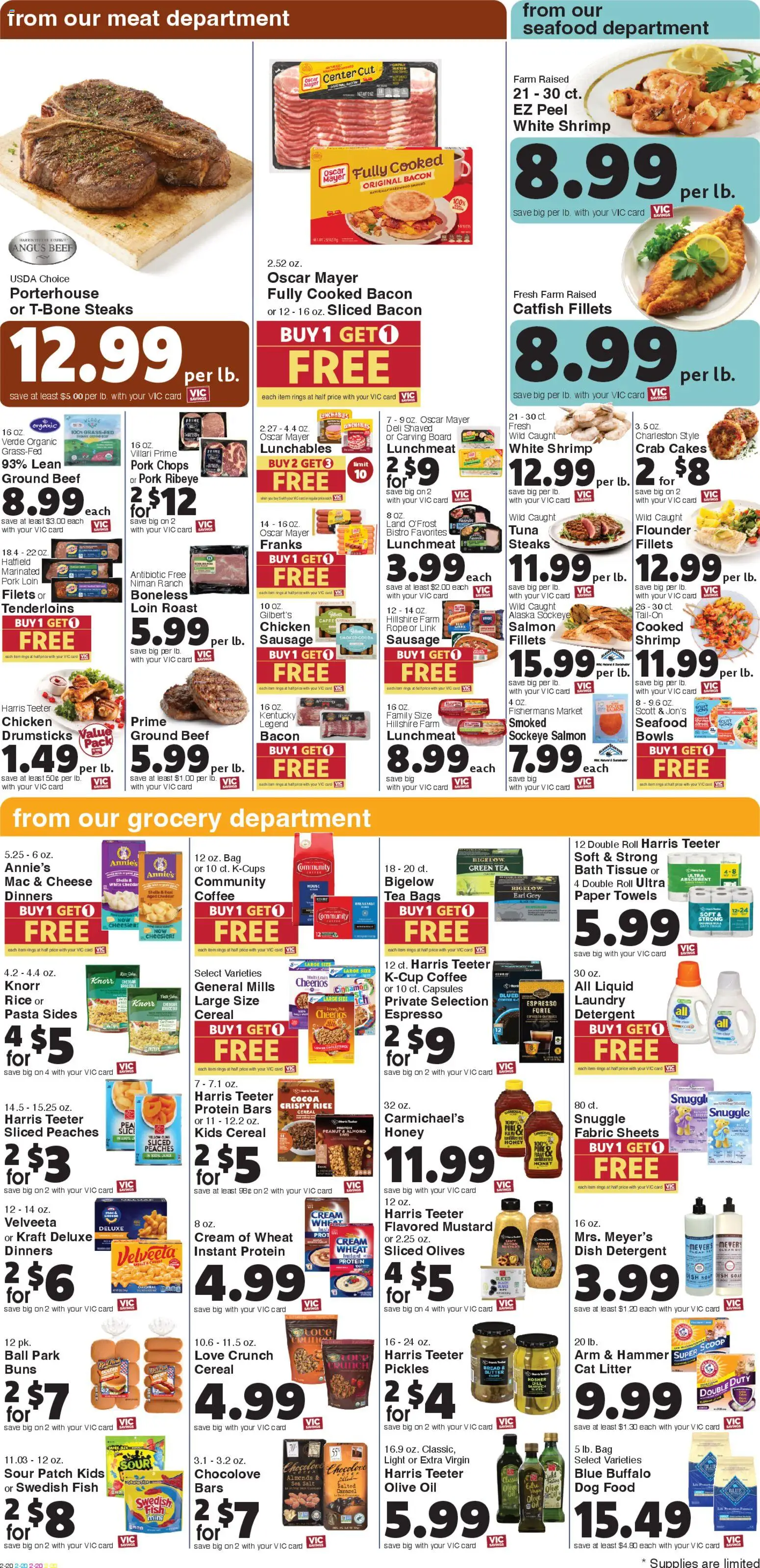 Harris Teeter Weekly Ad - SC - valid from 25.02.2026 | Page: 5 | Products: Peaches, Bath, Detergent, Bag