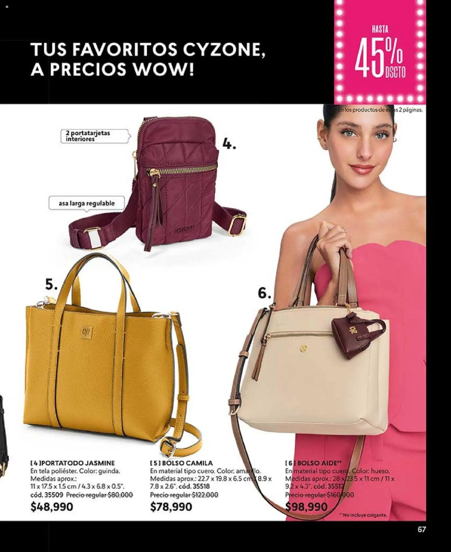 CyZone revista - valida desde el 01.02.2026 | Página: 67 | Productos: Bolso