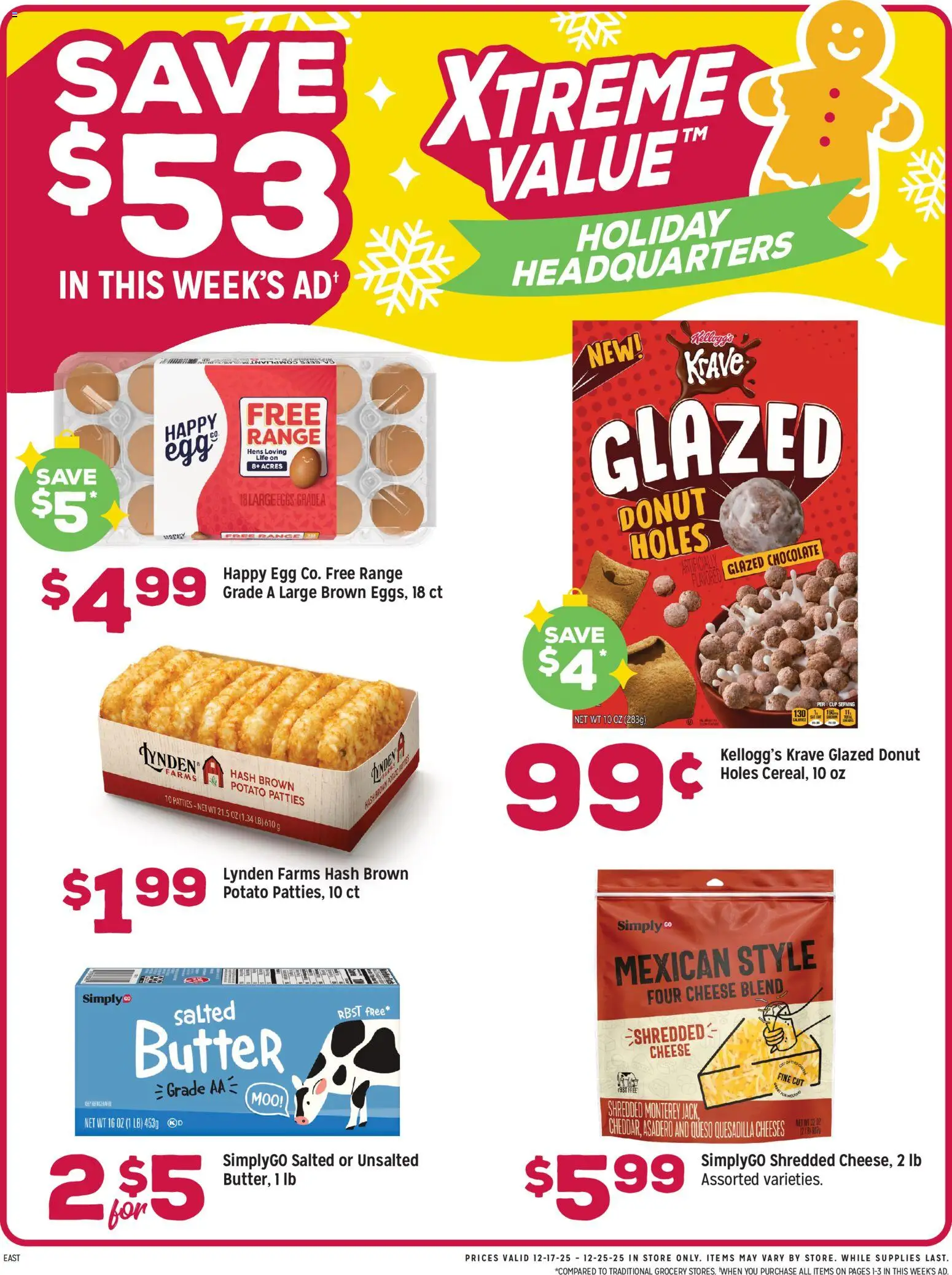 Grocery Outlet Weekly Ad - OH - valid from 17.12.2025 | Page: 2 | Products: Butter, Cheese, Chocolate