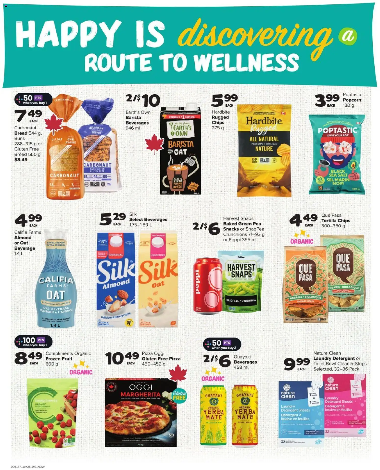 Thrifty Foods flyer valid from 23.10.2025 | Page: 13 | Products: Chips, Detergent, Bread, Pizza