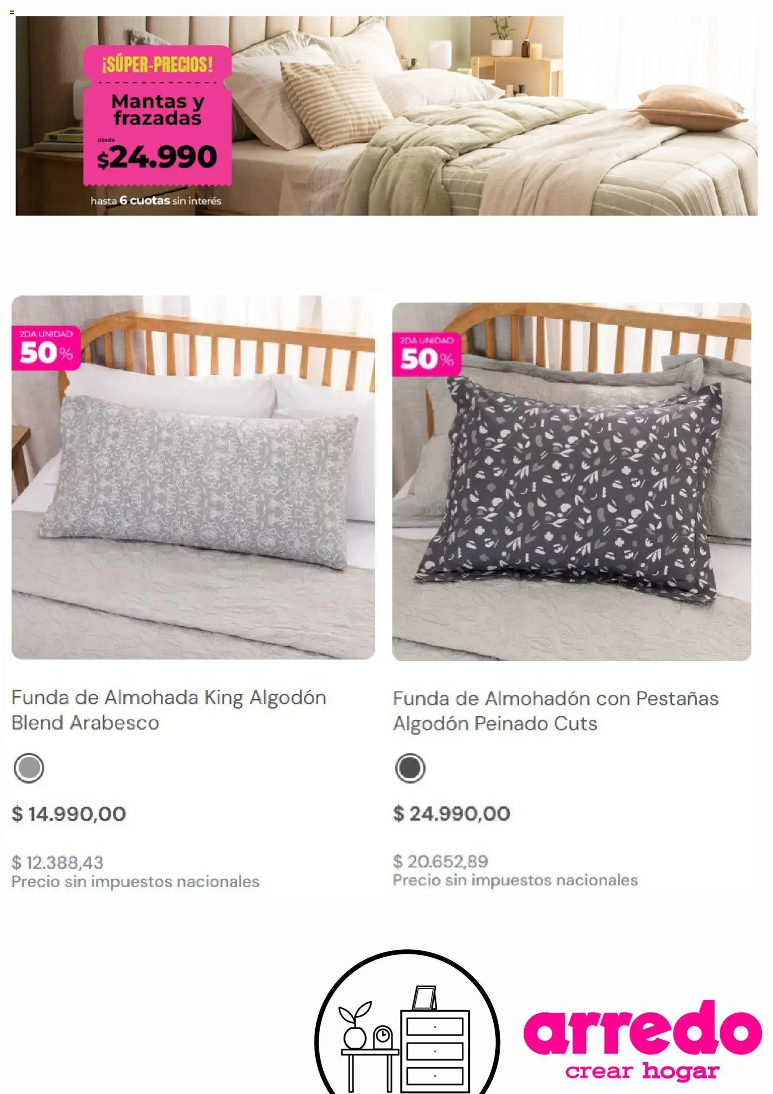 Arredo catálogo │ válido desde el 20.10.2025 | Página: 5 | Productos: Algodón, Funda de almohada, Almohadon, Almohada