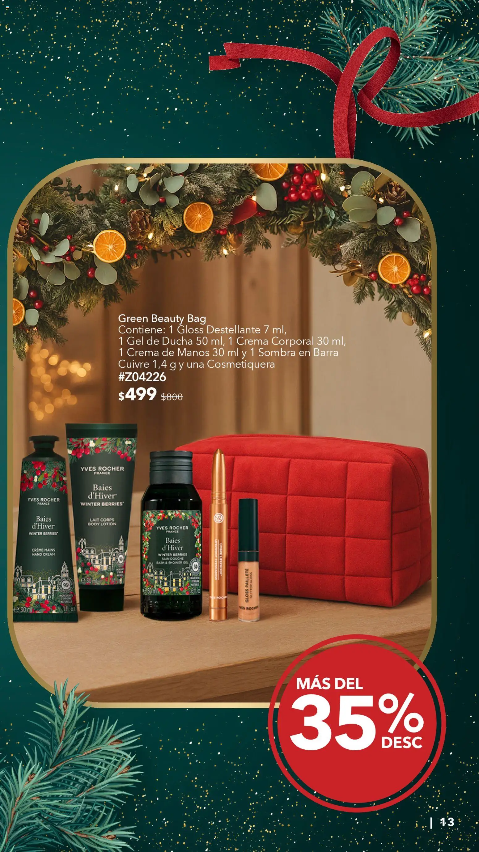 Nuevas ofertas de Yves Rocher válidas en toda la República Mexicana desde el 23.12.2025. ¡Encuentra las mejores ofertas en Yves Rocher catálogo La Magia de los Regalos Continúa! | Página: 13 | Productos: Sombra, Barra, Body, Crema de manos