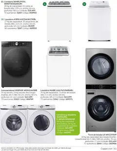 Vista previa de Coppel catálogo Vacaciones Semana Santa, nuevo folleto de la tienda, válido en México a partir del 01.03.2026 | Página: 63 | Productos: Secadora, Lavadora