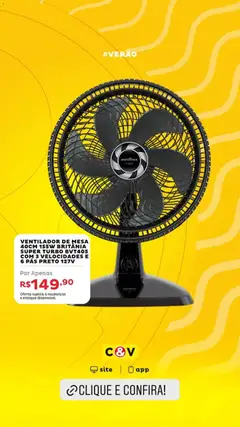 Casa e Video promoções - Pré-Visualização do folheto da loja Casa e Video, válido de 13.01.2026 | Página: 6 | Produtos: Ventilador, Ventilador de mesa, Mesa