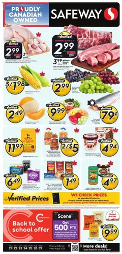 Preview of Safeway weekly flyer / circulaire from shop Safeway valid from 21.08.2025