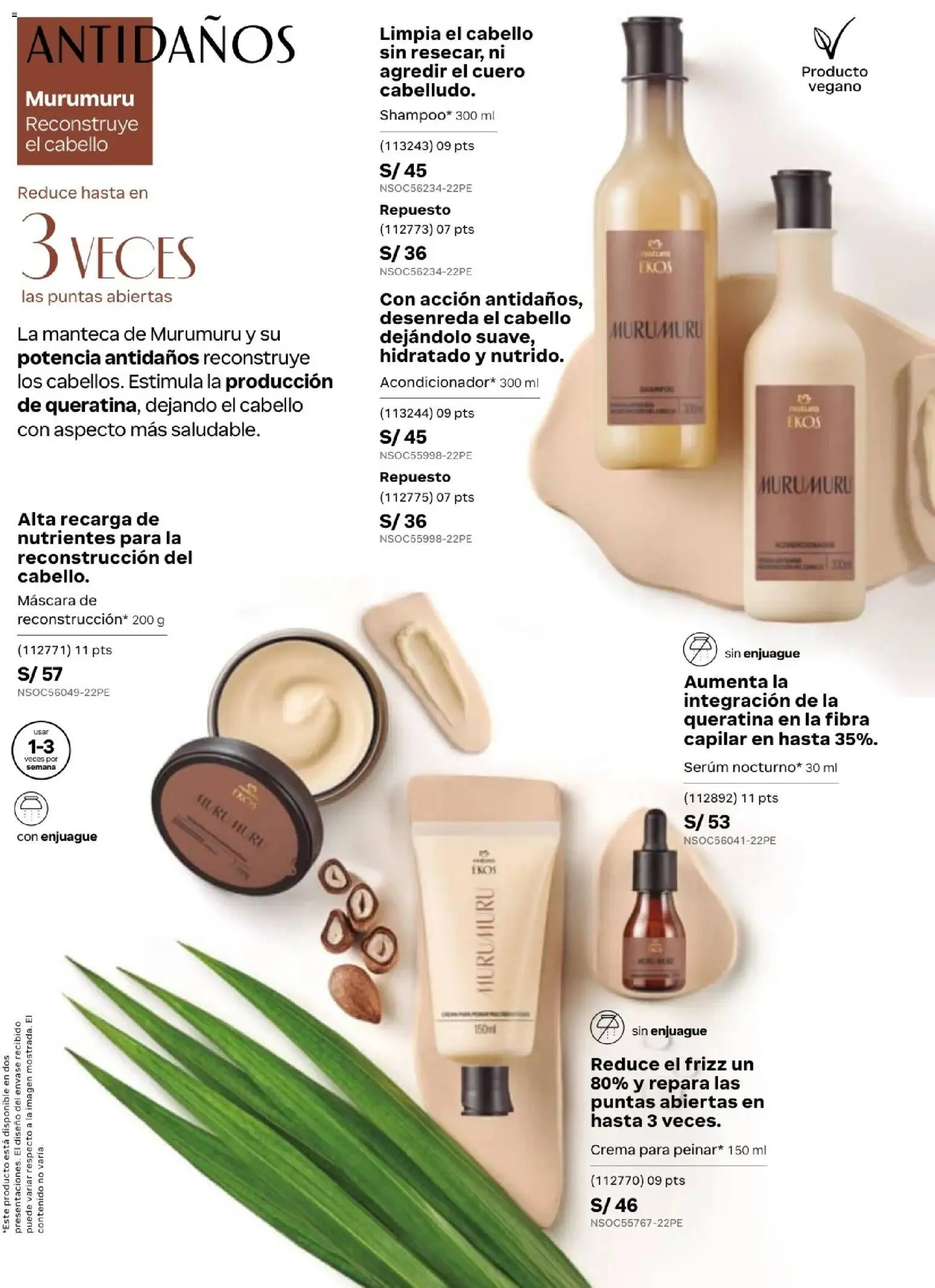 Catálogo Natura válido desde 31.03.2026 | Página: 139 | Productos: Máscara, Crema