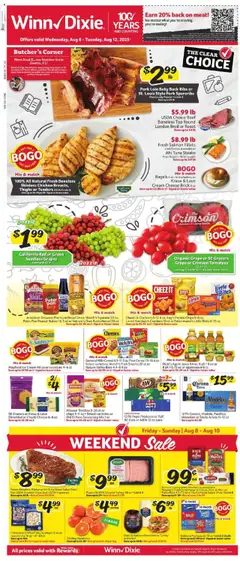 Preview of Winn Dixie weekly ads valid from 06.08.2025