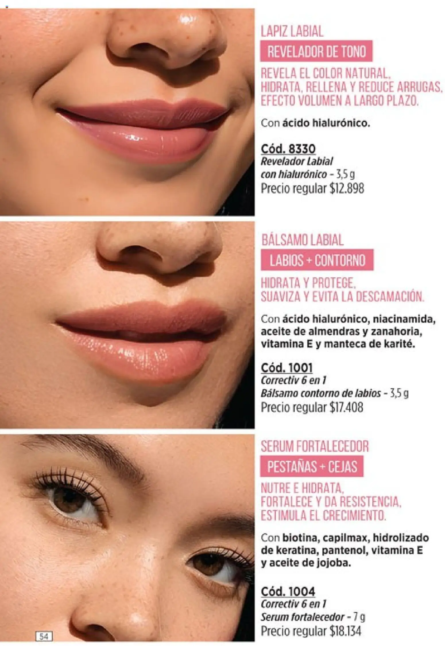 Catálogo Amodil Campaña 4 │ válido desde el 01.03.2026 | Página: 54 | Productos: Almendras, Serum, Lápiz labial, Bálsamo