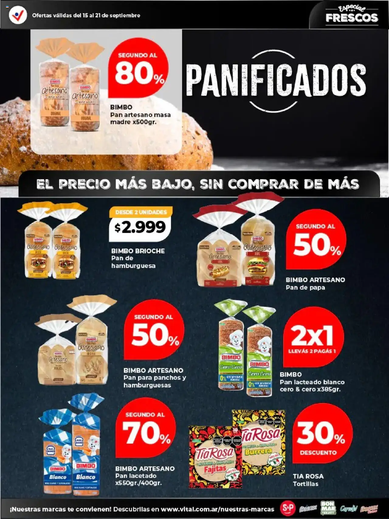 Vital - Especial de frescos │ válido desde el 15.09.2025 | Página: 8 | Productos: Papa, Pan, Té