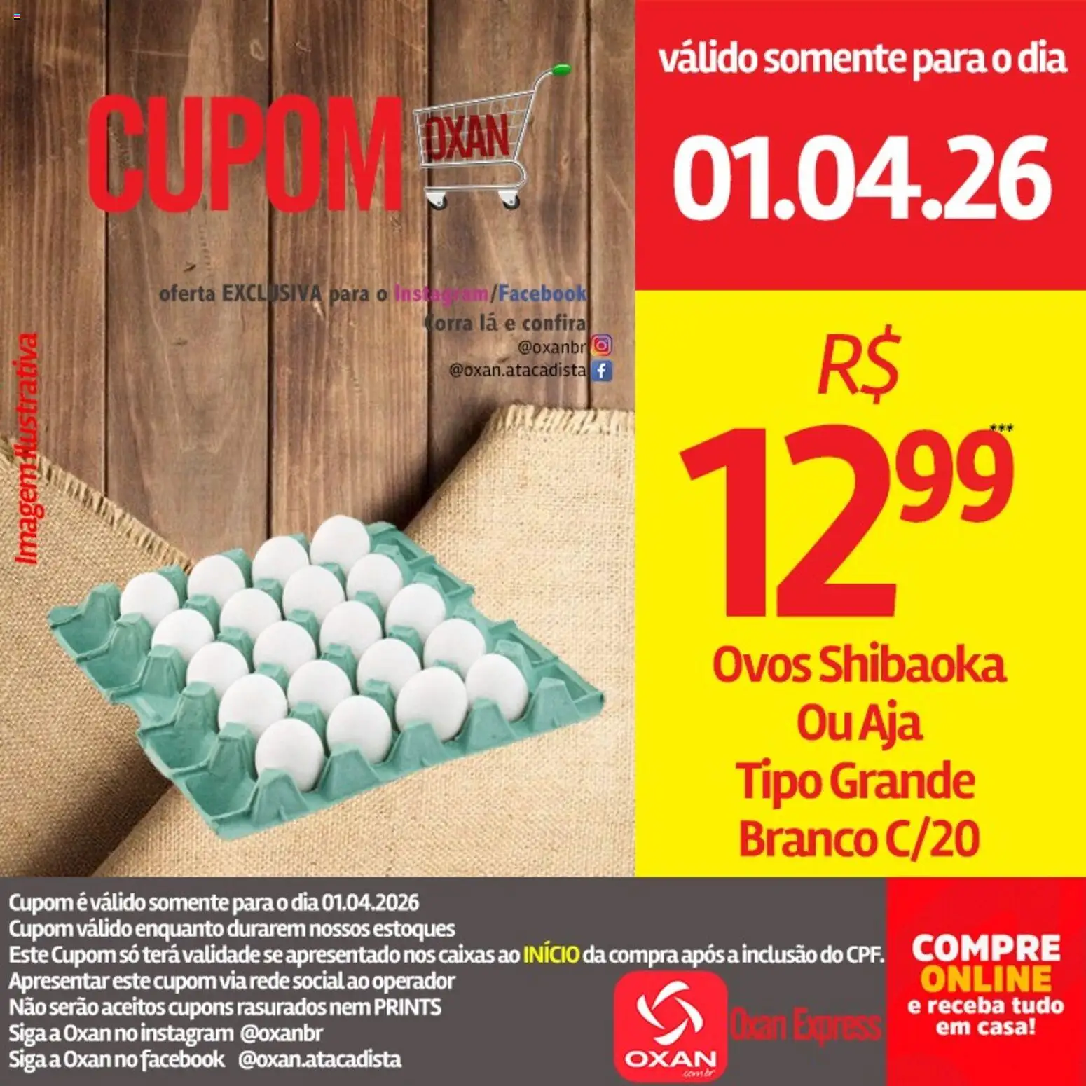Oxan Atacadista - Ofertas da semana de 01/04/2026 ? Não perca as melhores promoções! | Brasil