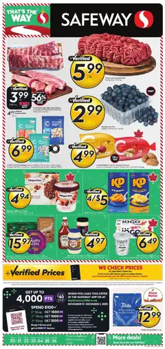 Preview of Safeway weekly flyer / circulaire from shop Safeway valid from 20.11.2025