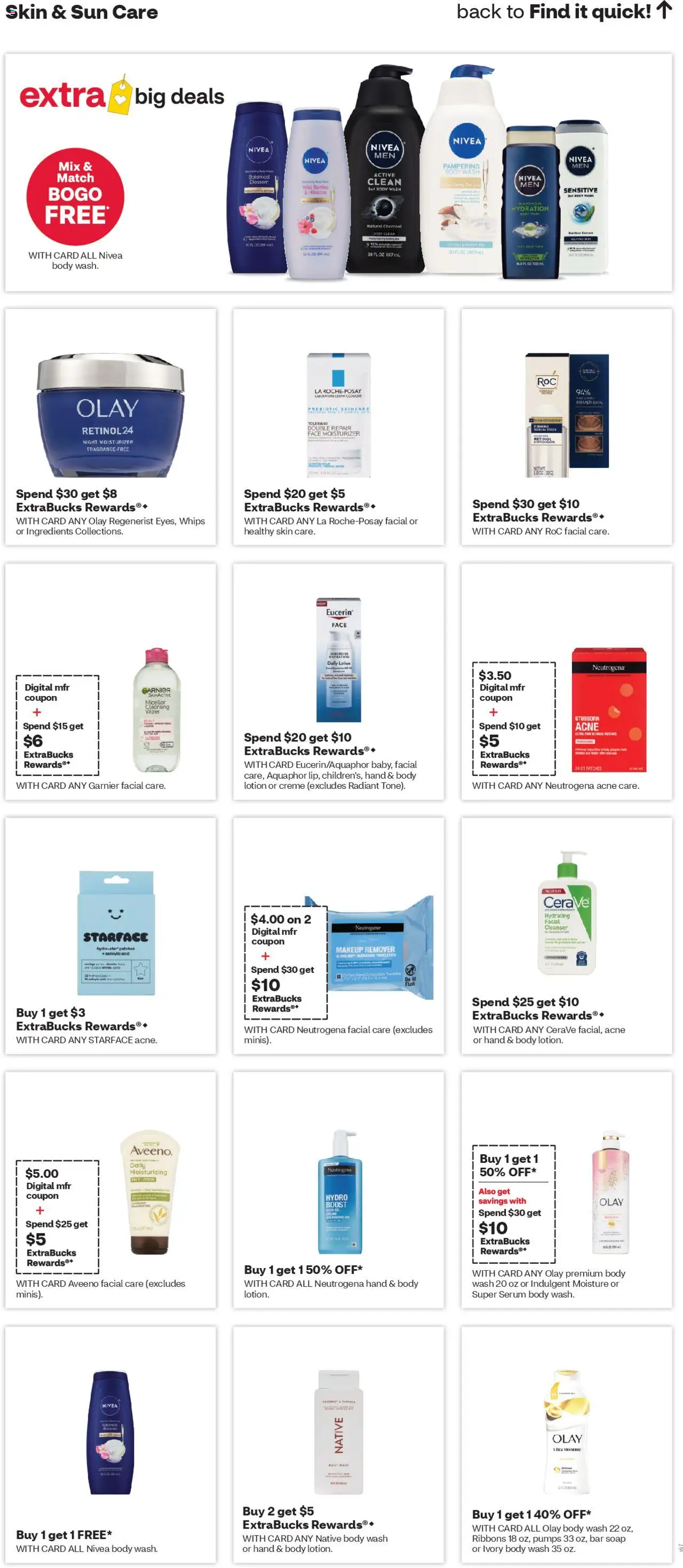 CVS Pharmacy Weekly Ad - WA - valid from 12.10.2025 | Page: 13 | Products: Berries, Ribbons, Makeup Remover, Bar Soap