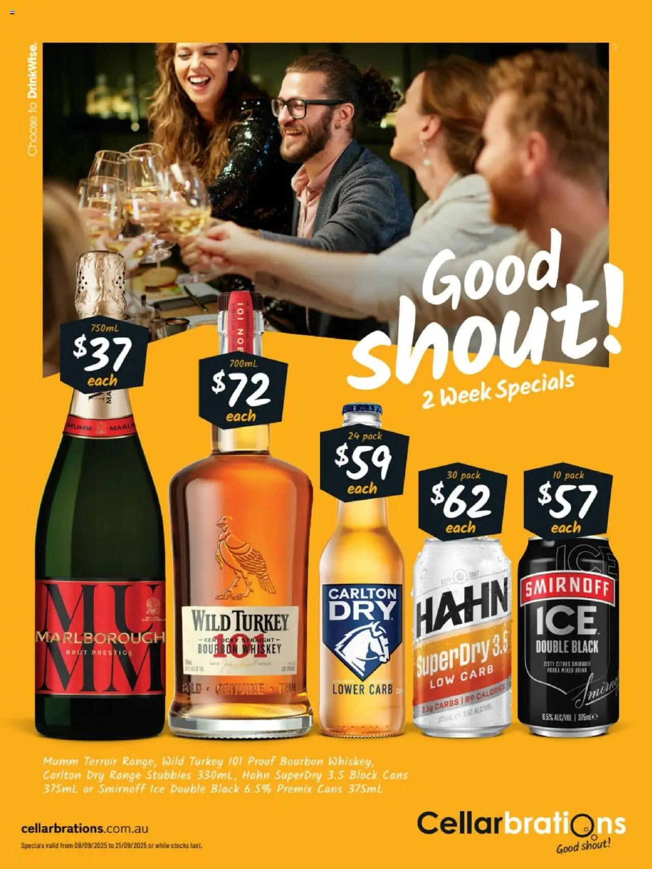 Cellarbrations catalogue - valid from 08.09.2025 | Page: 1 | Products: Bourbon, Turkey