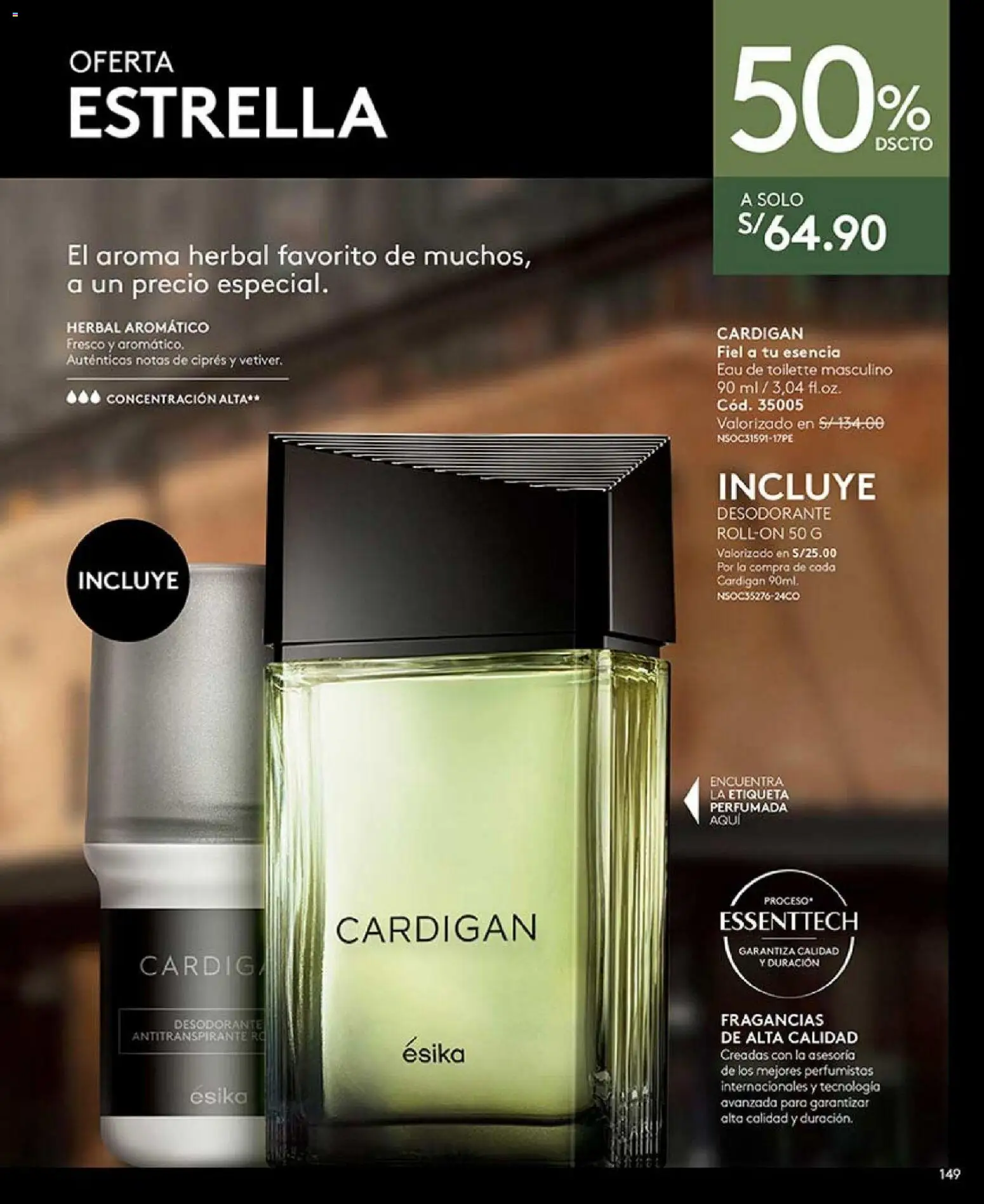 Catálogo Ésika válido desde 04.04.2026 | Página: 161 | Productos: Desodorante, Antitranspirante, EAU de Toilette