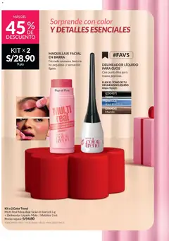 Vista previa de folleto Avon catálogo - Campaña 6 de la Avon válido desde 01.04.2026 | Página: 25 | Productos: Delineador, Maquillaje