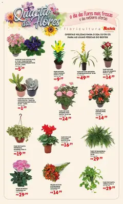 Bistek Supermercados - Ofertas Quarta das Flores - Pré-Visualização do folheto da loja Bistek Supermercados, válido de 10.09.2025