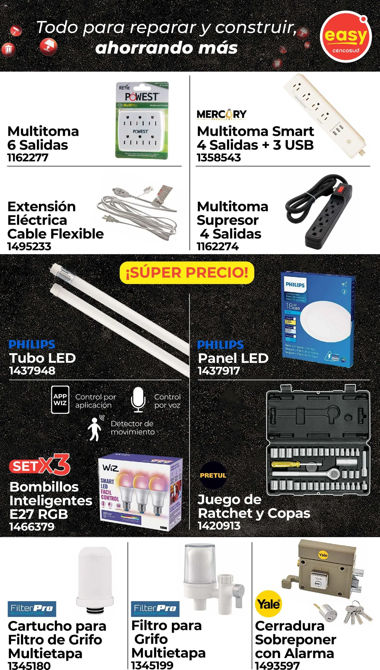 Easy revista - valida desde el 13.11.2025 | Página: 10 | Productos: Grifo, Usb, Juego, Cerradura