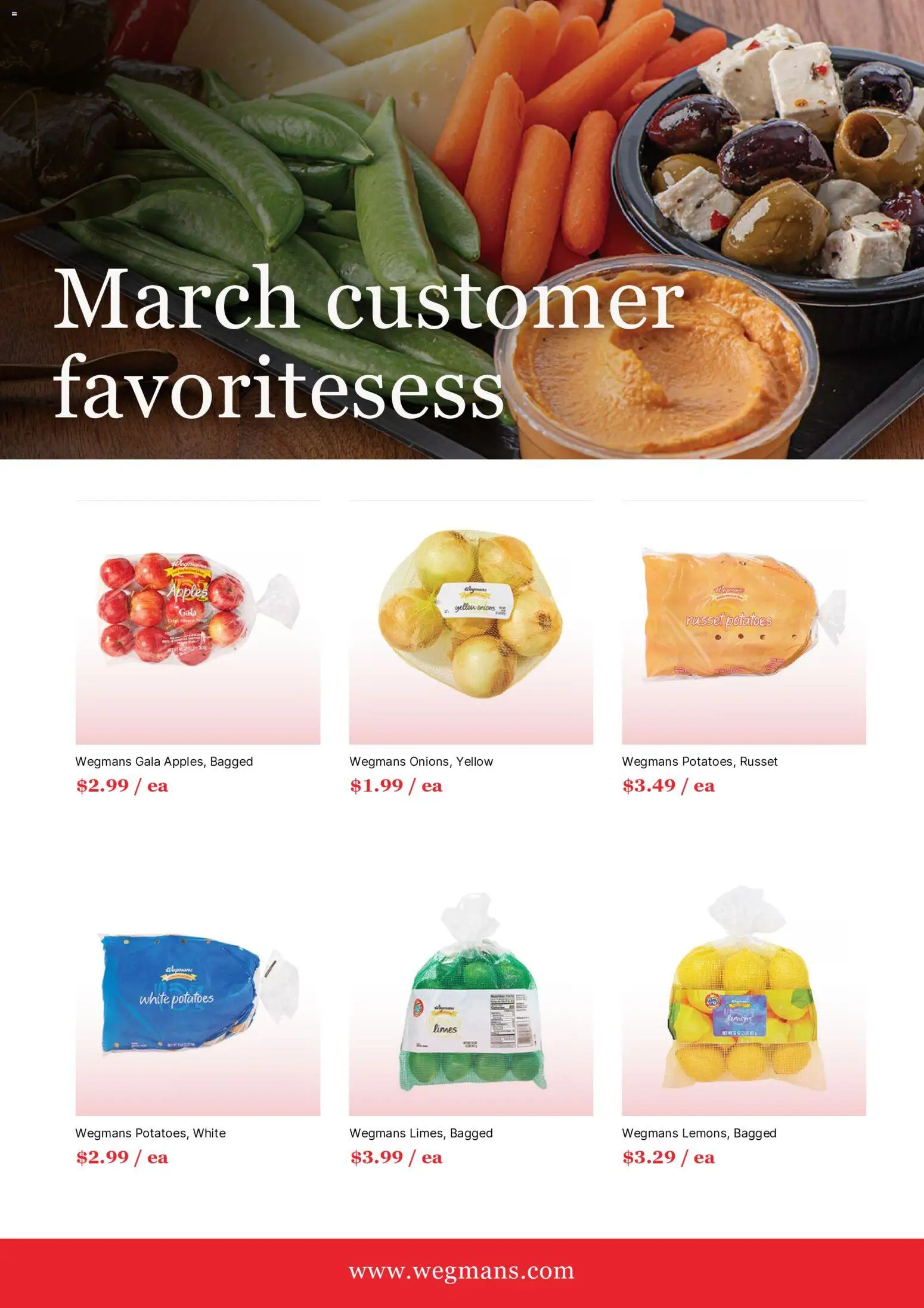 Wegmans Weekly Ad - valid from 01.03.2026 | Page: 6 | Products: Potatoes
