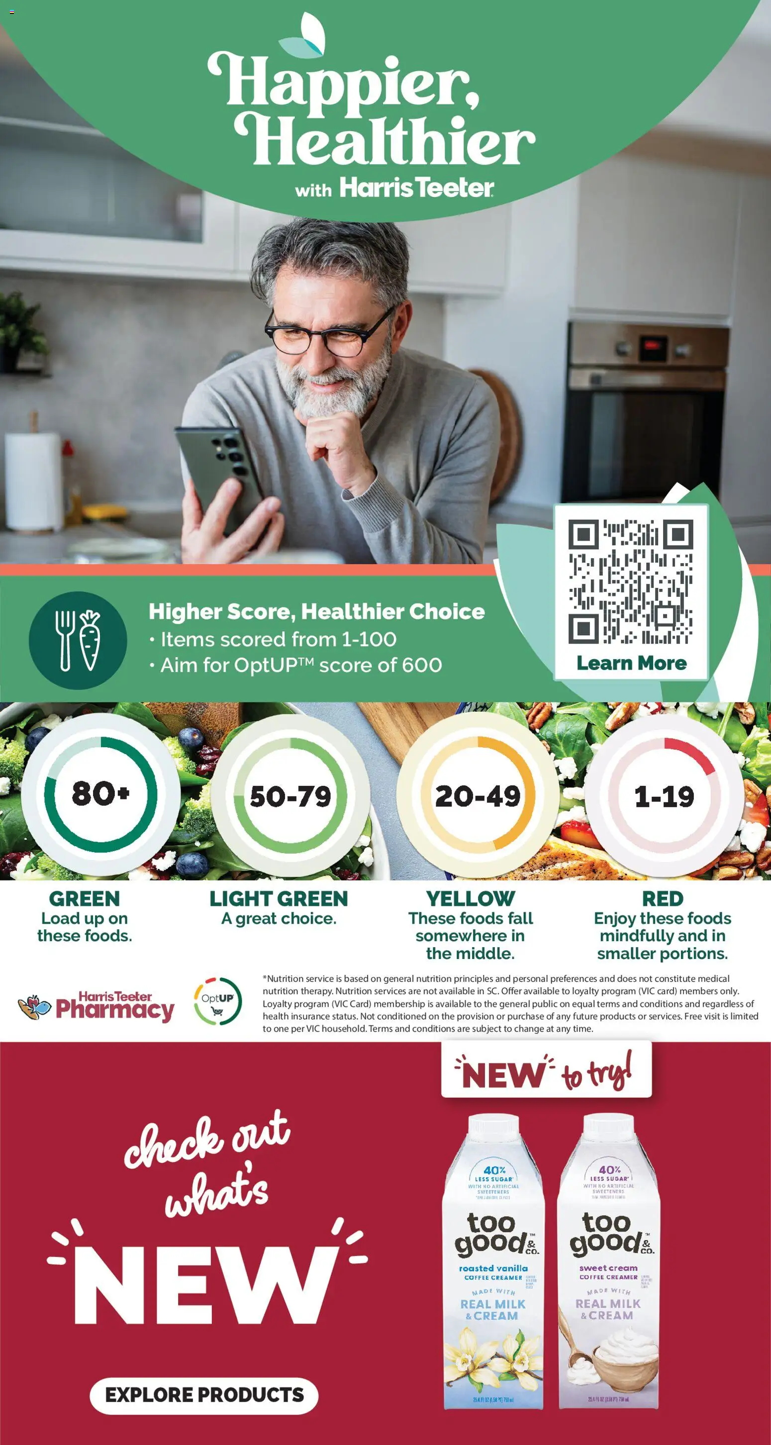 Harris Teeter Weekly Ad - SC - valid from 25.02.2026 | Page: 4 | Products: Milk, Coffee, Cream
