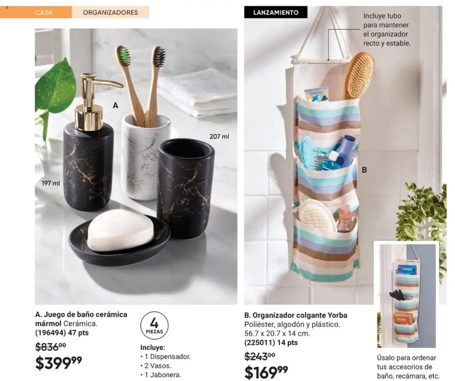 Nuevas ofertas de AVON válidas en toda la República Mexicana desde el 20.12.2025. ¡Encuentra las mejores ofertas en AVON Casa & Estilo 1 2026! | Página: 118 | Productos: Juego, Organizador, Algodón, Baño