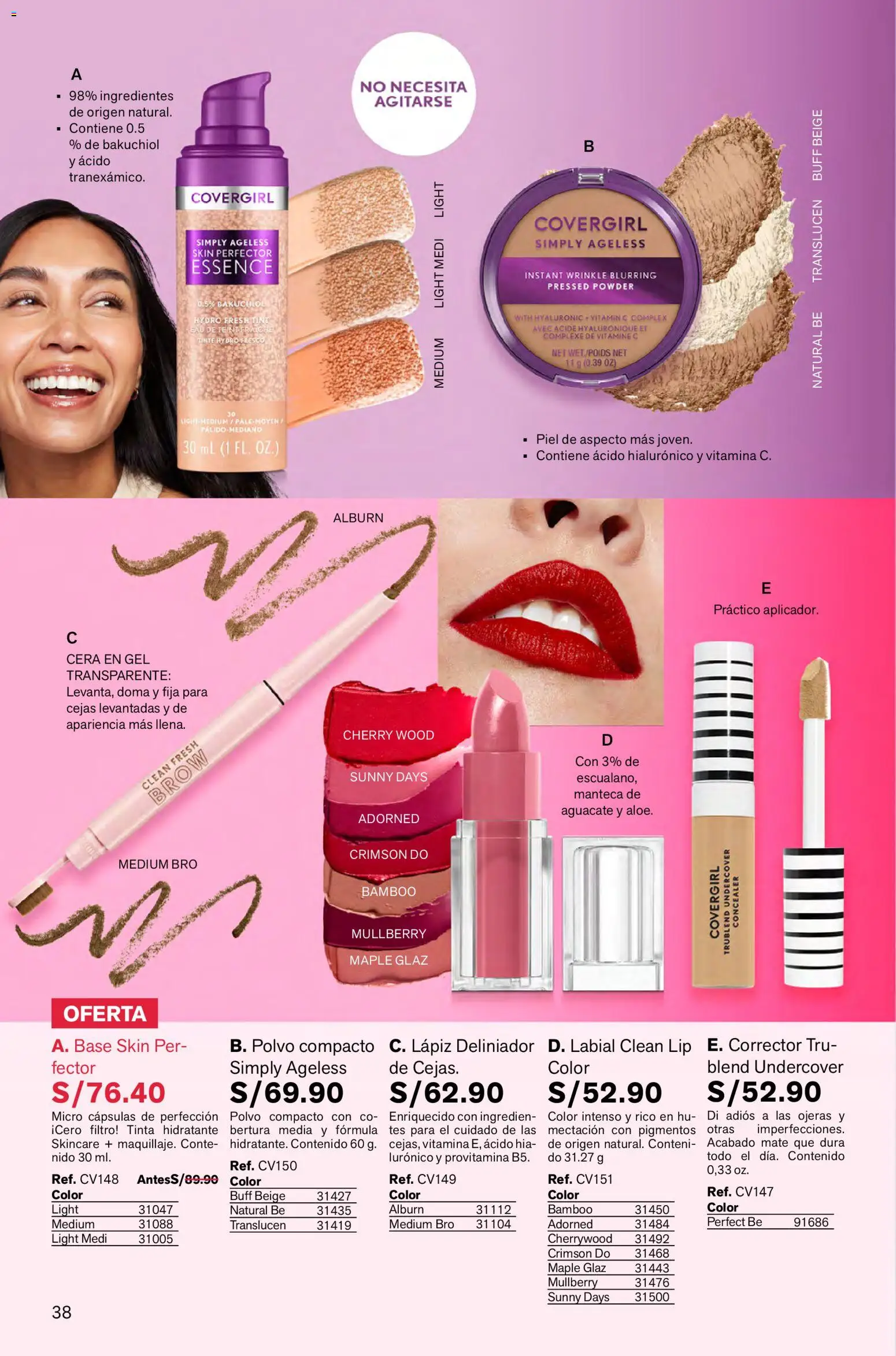Catálogo Leonisa válido desde 26.12.2025 | Página: 38 | Productos: Corrector, Polvo