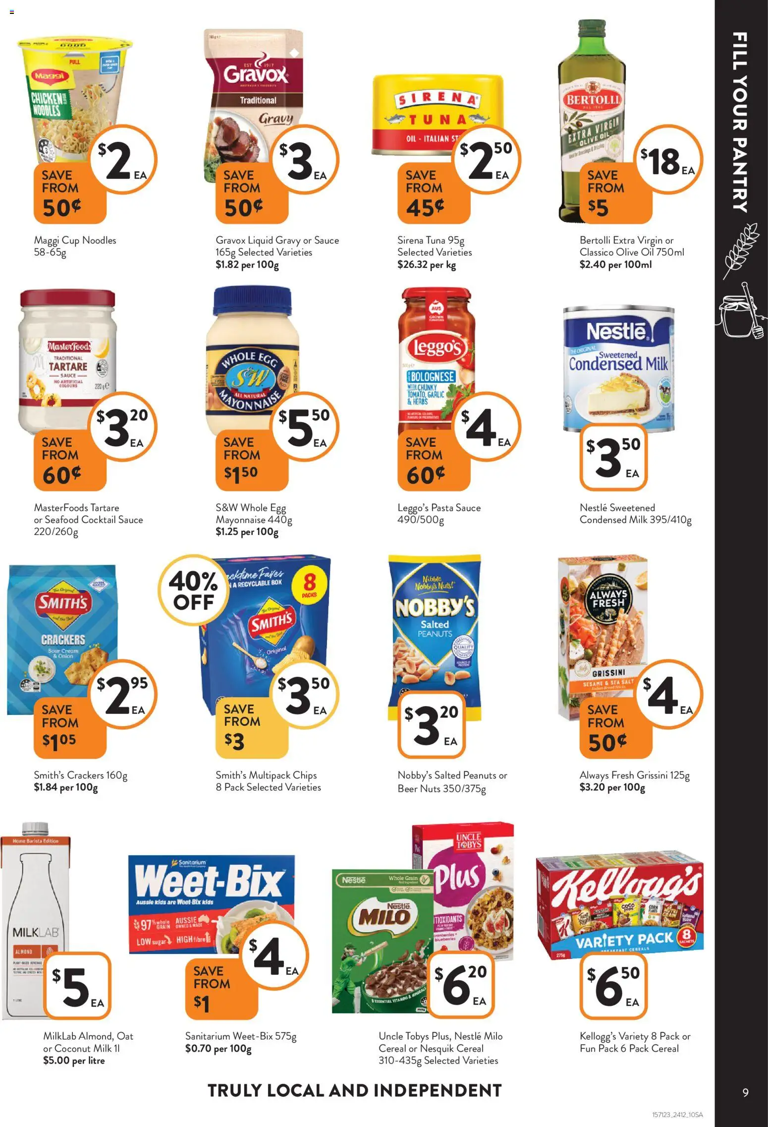 Foodworks catalogue - valid from 24.12.2025 | Page: 9 | Products: Milk, Chips, Mayonnaise, Salt
