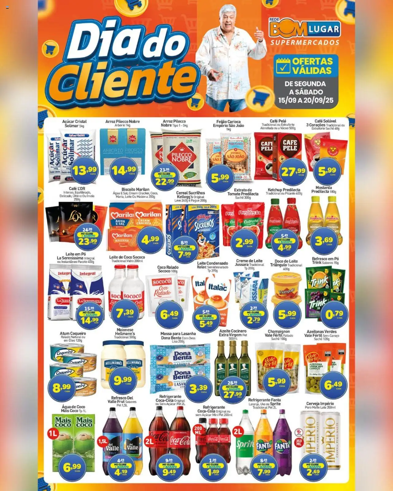 Rede Bom Lugar Folheto - válido de 15.09.2025 | Página: 1 | Produtos: Azeitonas, Biscoito, Café, Açúcar