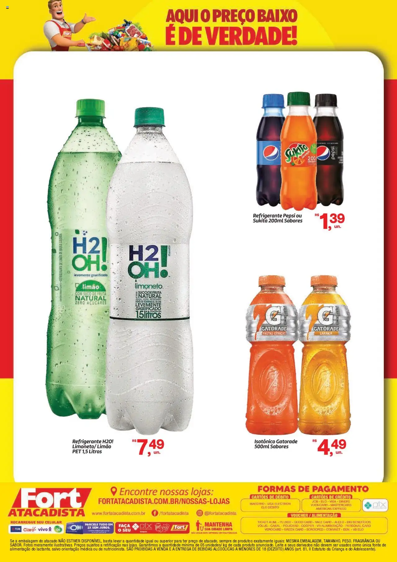 Fort Atacadista Folheto - válido de 16.10.2025 | Página: 2 | Produtos: Fragrância, Suco, Baixo, Refrigerante