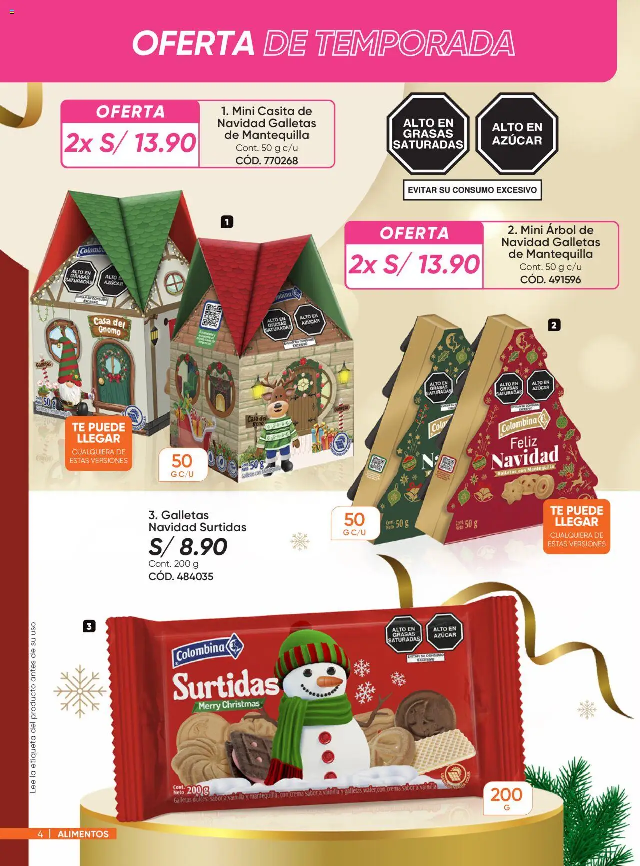 Catálogo Azzorti válido desde 15.10.2025 | Página: 4 | Productos: Mantequilla, Té, Crema, Galletas